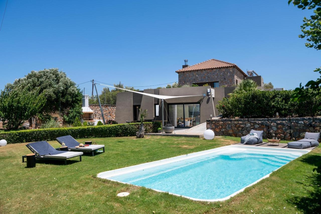 Lithari Luxury Villa With Private Pool, Your Perfect Retreat, Crete Agios Nikolaos  Exterior photo